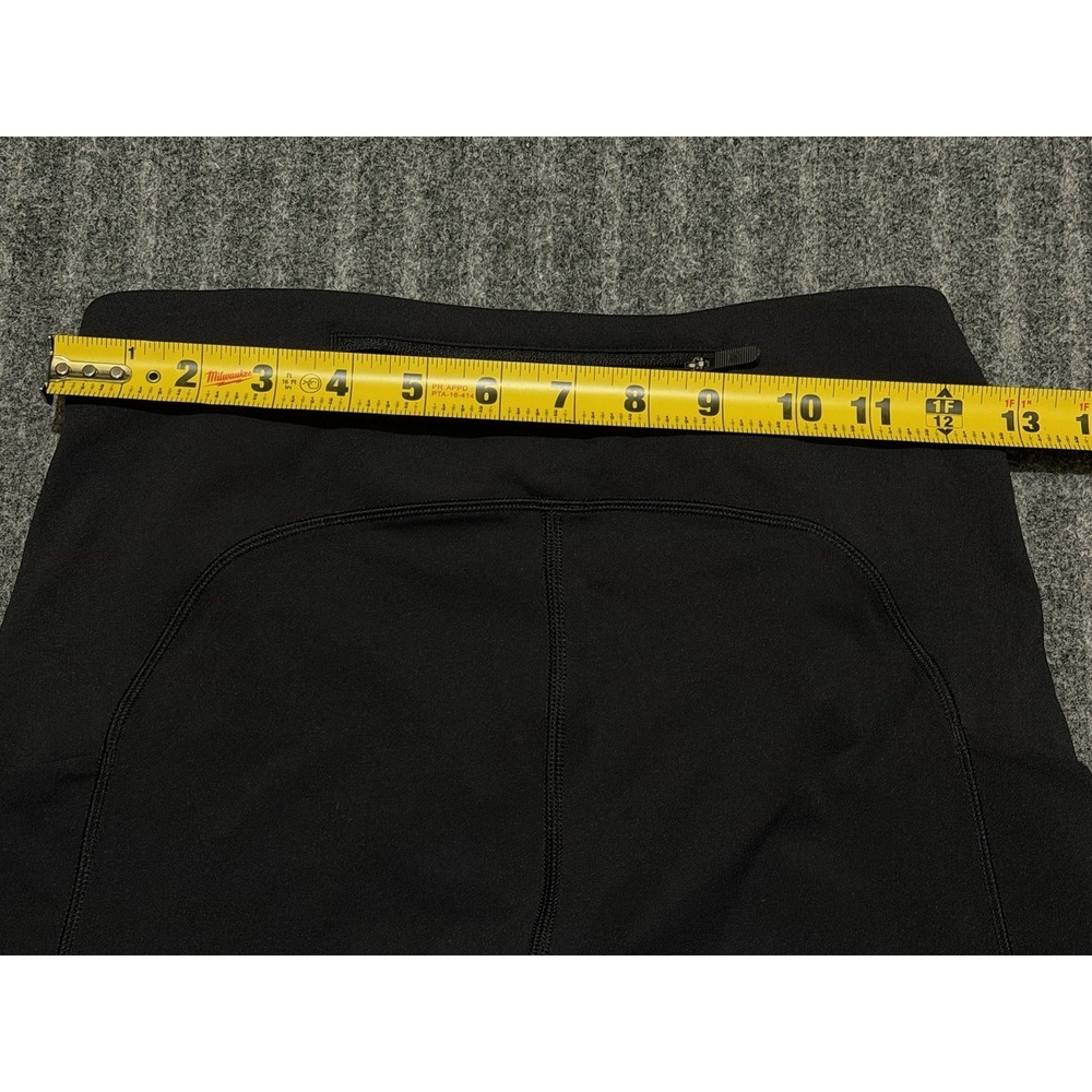 Lululemon Women's Size 6 Black High Waisted Cropped Pull On Leggings - Picture 8 of 8